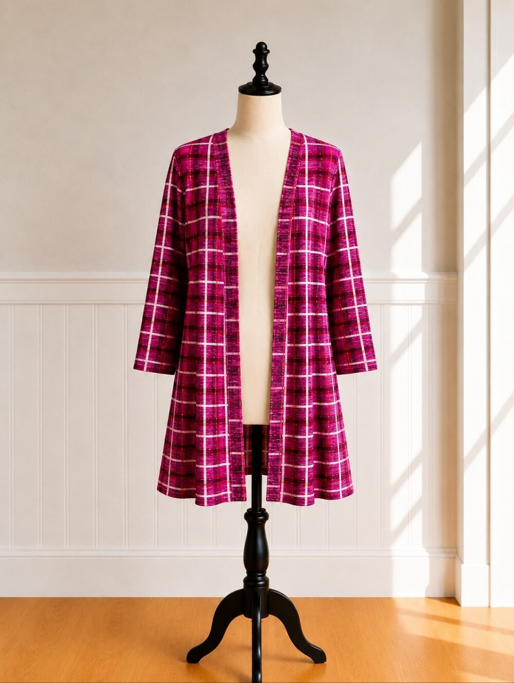 NY Collection Knit Cardigan